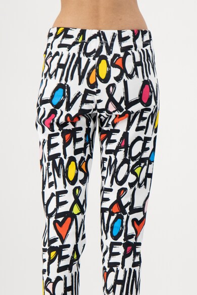 Love Moschino Pantaloni sport cu imprimeu logo Femei