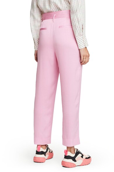 Maison Scotch Pantaloni din satin cu croiala ampla Femei