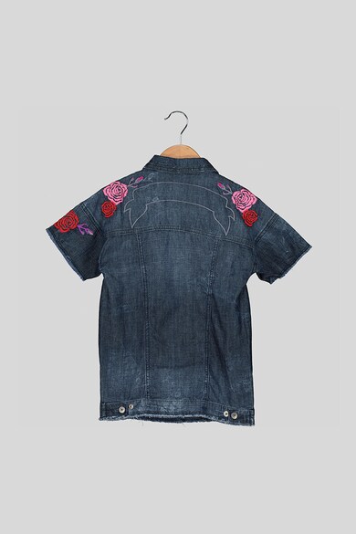 Diesel Camasa din denim cu broderii florale Fete