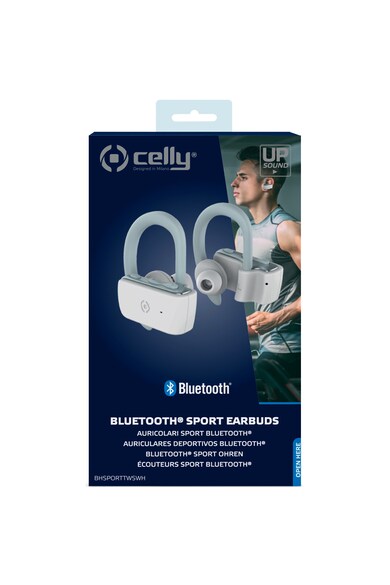 Celly Casti bluetooth  Earbuds Sport, Alb Femei