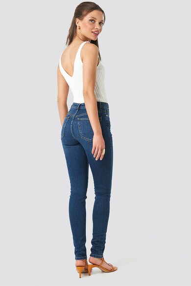 NA-KD Blugi skinny cu talie inalta Femei