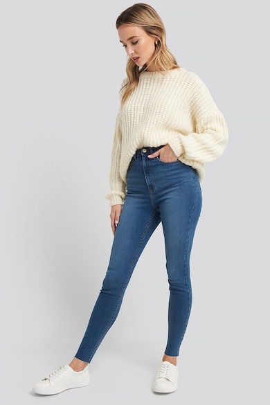 NA-KD Blugi skinny cu talie inalta Femei