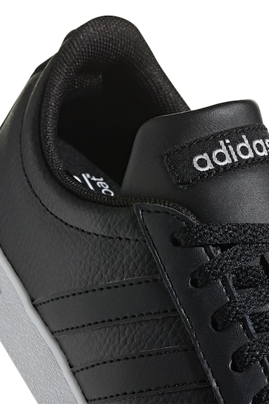adidas Performance Court 2.0 műbőr sneaker, Fekete, női