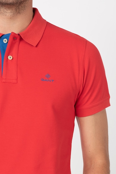 Gant Tricou polo regular fit din pique Barbati