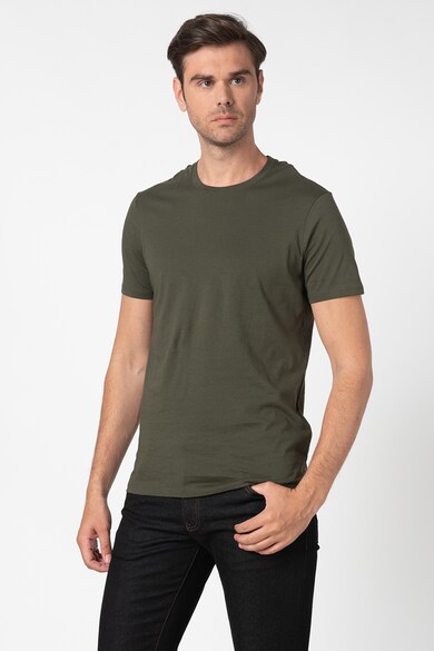 ARMANI EXCHANGE Tricou slim fit cu decolteu la baza gatului Barbati