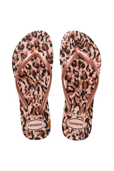 Havaianas Papuci flip-flop cu animal print Slim Femei