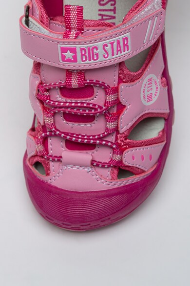 Big Star Pantofi sport de piele ecologica, cu velcro Fete