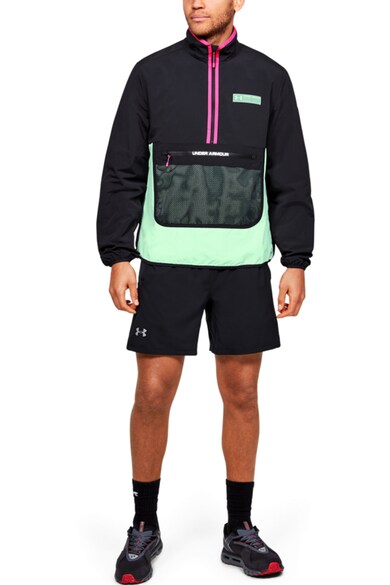 Under Armour Jacheta cu buzunar frontal de plasa Ripstop Anorak Barbati