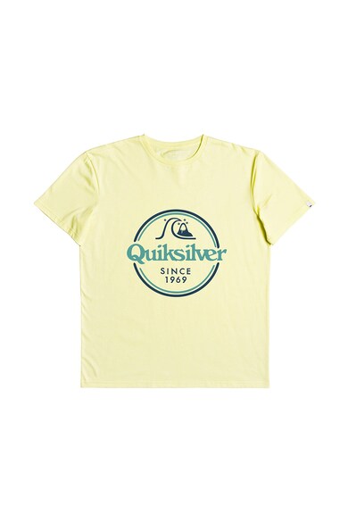 QUIKSILVER Tricou cu decolteu la baza gatului si logo Barbati