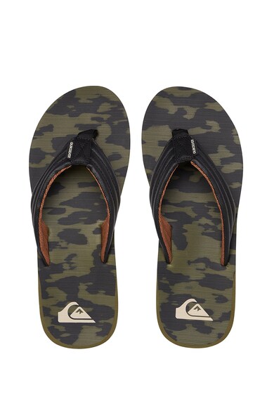 QUIKSILVER Papuci flip-flop cu imprimeu camuflaj Carver Barbati