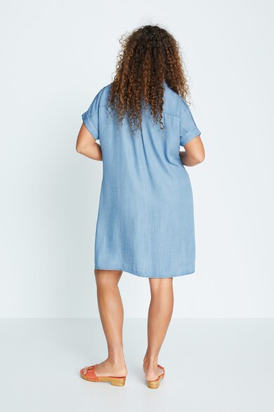 VIOLETA BY MANGO Rochie midi din chambray Uva Femei