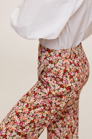 Mango Pantaloni cu imprimeu floral Winona Femei