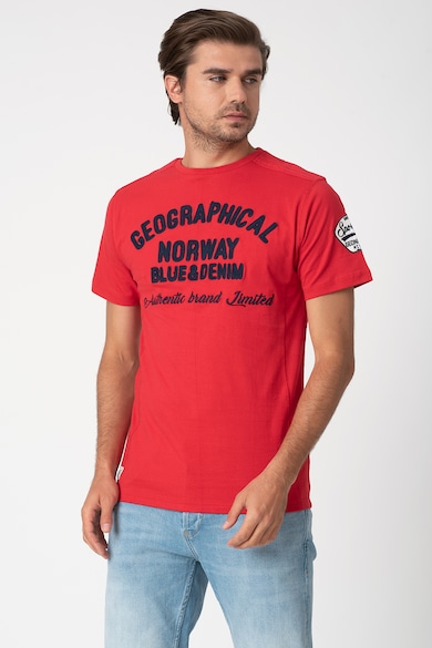 Geographical Norway Tricou cu imprimeu logo Jivors Barbati