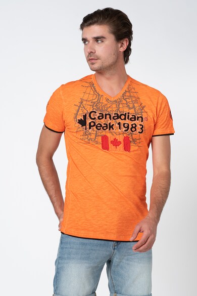 Canadian Peak Tricou cu logo Jundai Barbati