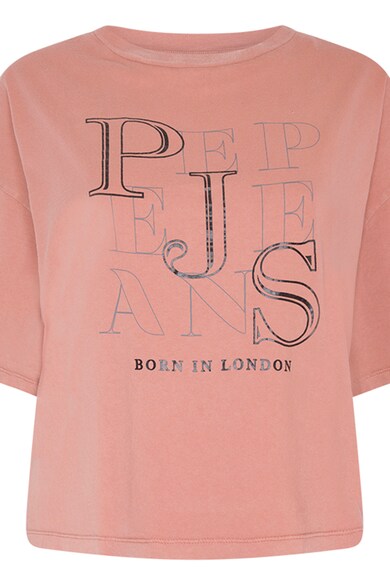 Pepe Jeans London Tricou cu imprimeu logo Femei