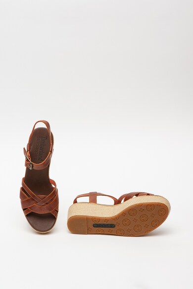 Timberland Sandale din piele cu talpa wedge Rdgvle Femei