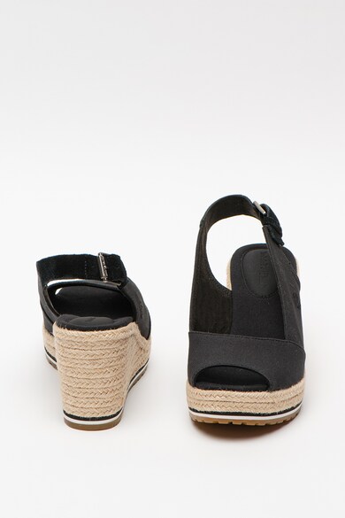 Timberland Sandale slingback tip espadrile cu talpa wedge si garnituri din piele intoarsa Nice Coast Femei