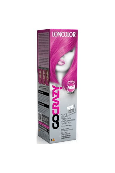Loncolor GoCrazy полутраен боядисващ крем за коса без амоняк, 100 мл Жени