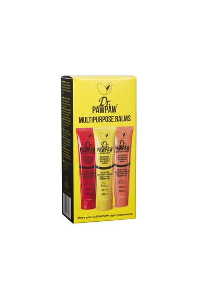 DrPawPaw Set Balsam multifunctional Dr PawPaw, Trio Original Femei