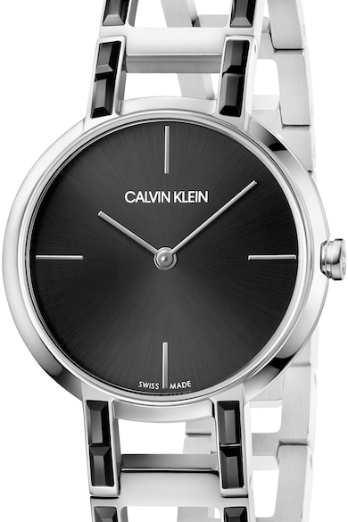 CALVIN KLEIN Иноксов часовник с кристали Жени