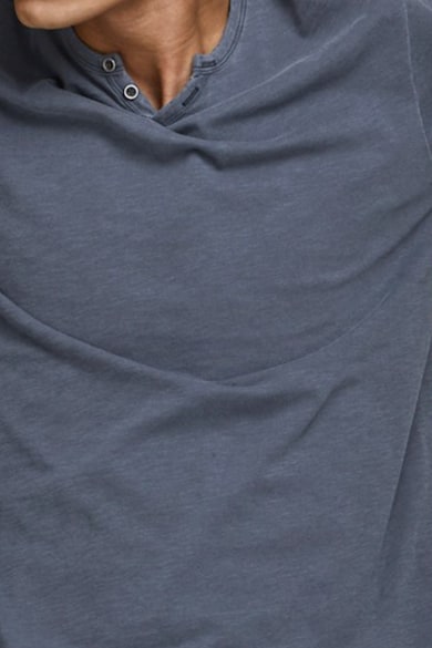 Jack & Jones Slipt szűk fazonú póló gombos hasítékkal férfi