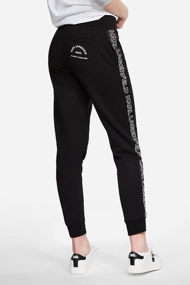 Karl Lagerfeld Pantaloni jogger cu imprimeu logo Femei