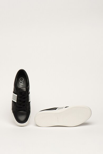 CALVIN KLEIN Pantofi sport flatform de piele Cashwnda Femei