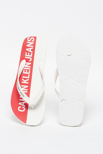 CALVIN KLEIN JEANS Papuci flip-flop cu detaliu logo Errol Barbati