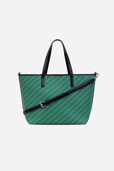 Karl Lagerfeld Geanta shopper de piele ecologica Stripe Femei