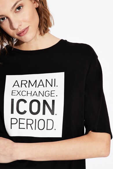 ARMANI EXCHANGE Rochie midi cu imprimeu logo Femei
