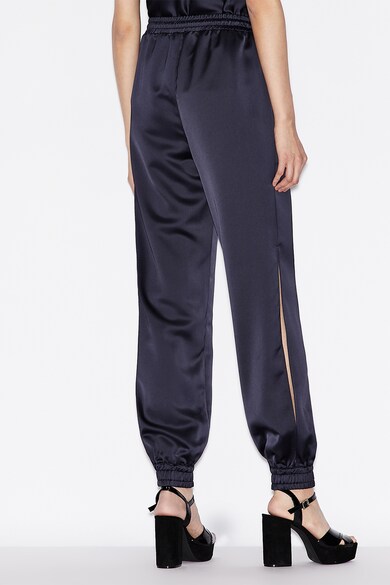 ARMANI EXCHANGE Pantaloni jogger din satin, cu slit lateral Femei