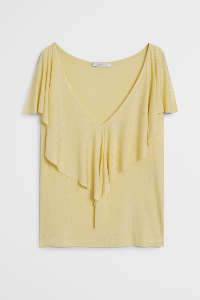 VIOLETA BY MANGO Top cu striatii si decolteu in V Marques Femei