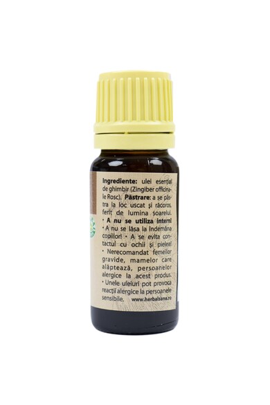 PNI Ulei esential de Ghimbir (Zingiber officinale Rosc.) 100% pur fara adaos 10 ml Femei