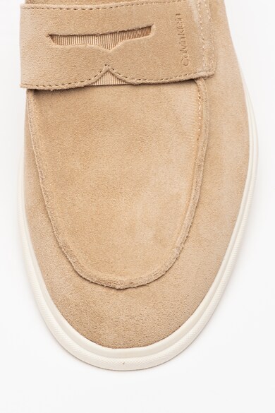 CALVIN KLEIN Pantofi loafer de piele intoarsa Timothy Barbati