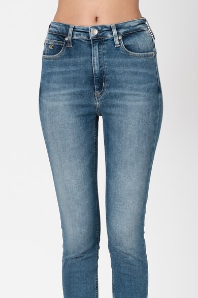 CALVIN KLEIN JEANS Blugi skinny cu talie inalta Femei