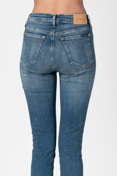 CALVIN KLEIN JEANS Blugi skinny cu talie inalta Femei