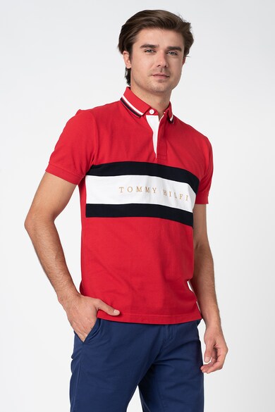 Tommy Hilfiger Tricou polo regular fit cu logo Iconic Barbati