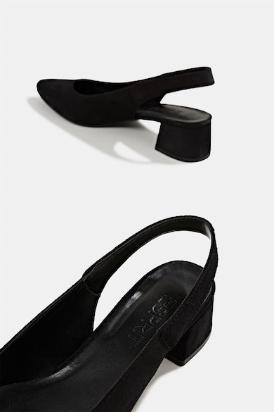 Esprit Pantofi slingback din piele intoarsa Femei