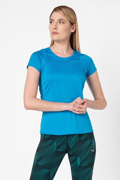 Mizuno Tricou cu decolteu la baza gatului, pentru alergare Solarcut Femei