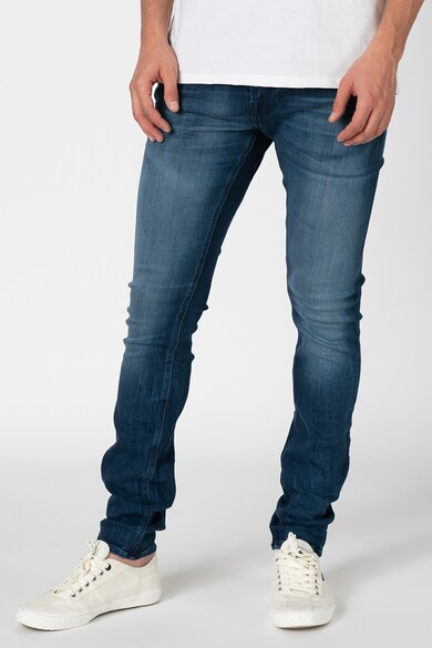 GUESS JEANS Blugi slim fit cu aspect decolorat Barbati