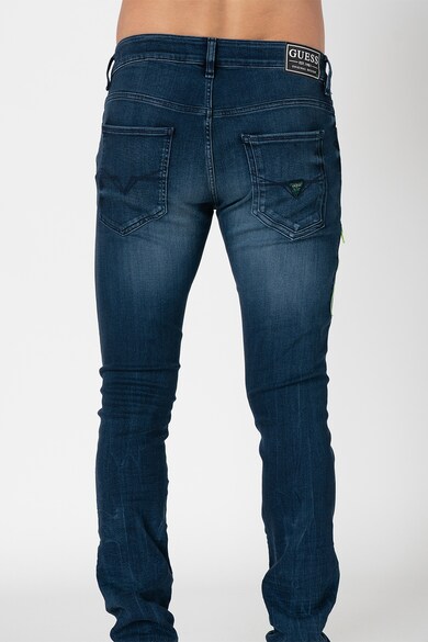 GUESS JEANS Blugi slim fit cu aspect decolorat Barbati