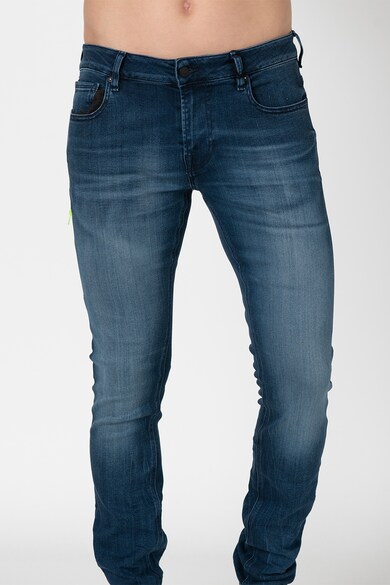 GUESS JEANS Blugi slim fit cu aspect decolorat Barbati