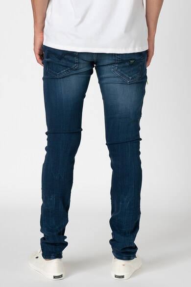 GUESS JEANS Blugi slim fit cu aspect decolorat Barbati