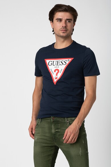 GUESS JEANS Tricou slim fit cu imprimeu logo 59 Barbati