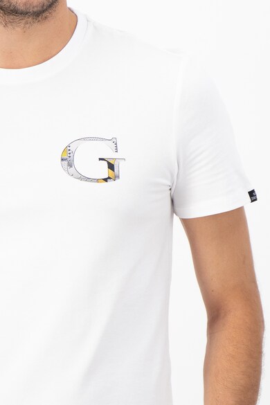 GUESS JEANS Тениска с памук и лого Мъже