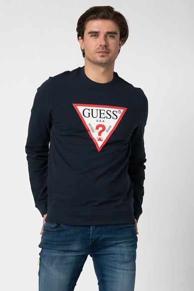 GUESS JEANS Bluza sport cu imprimeu logo supradimensionat gg Barbati