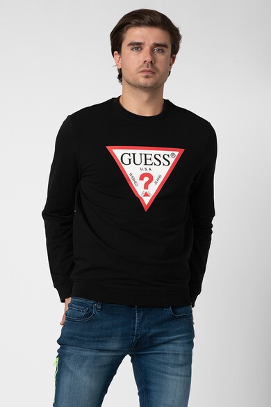 GUESS JEANS Bluza sport cu imprimeu logo supradimensionat gg Barbati