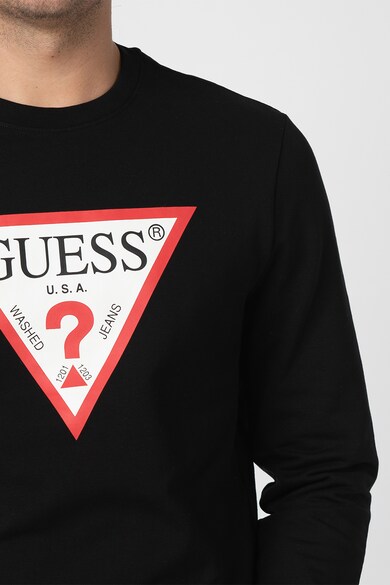 GUESS JEANS Bluza sport cu imprimeu logo supradimensionat gg Barbati