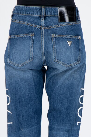 GUESS JEANS Blugi cu talie inalta si terminatie elastica Femei