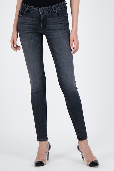 GUESS JEANS Blugi skinny cu aspect decolorat Femei